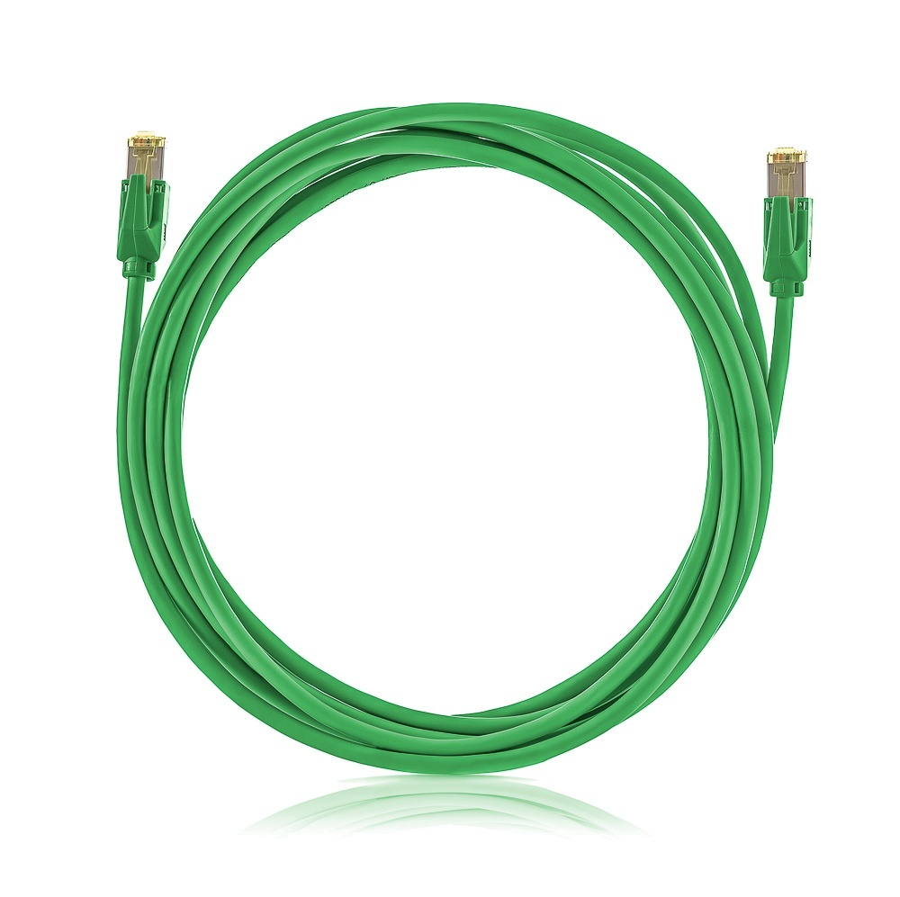 Keline STP patch kábel, Kategória 6A, LSOH, zöld