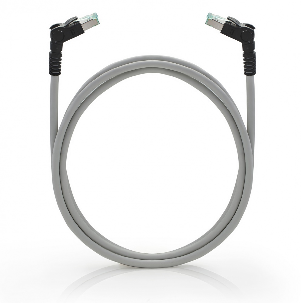 Keline S/FTP patch kábel, Kategória 6A, PUR, szürke