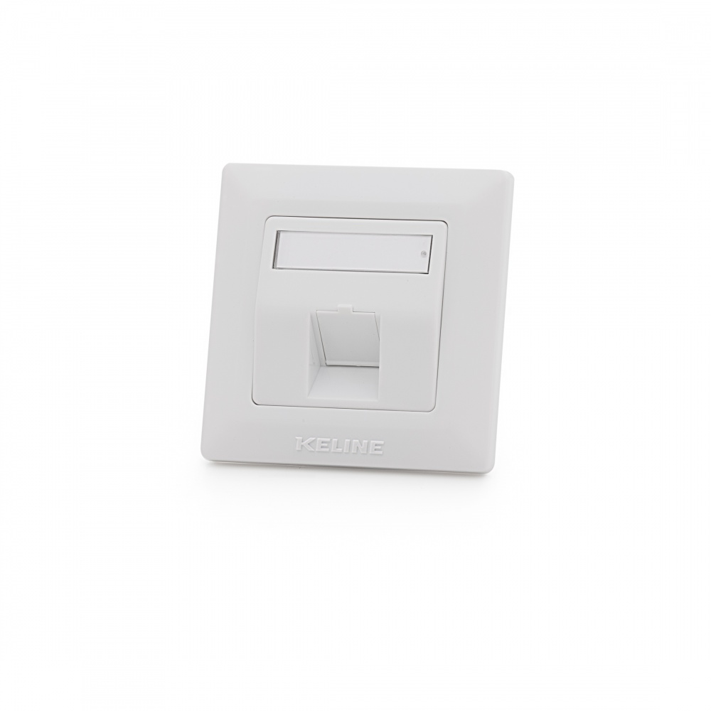 Keline Modul&oacute;50 s&uuml;llyesztett aljzat, 1 portos, &uuml;res