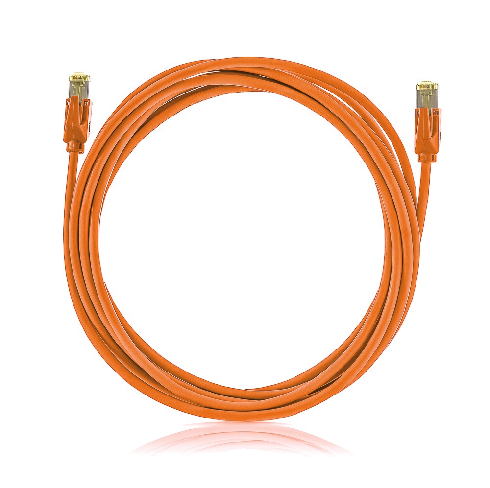 Keline STP patch kábel, Kategória 6A, LSOH, narancssárga