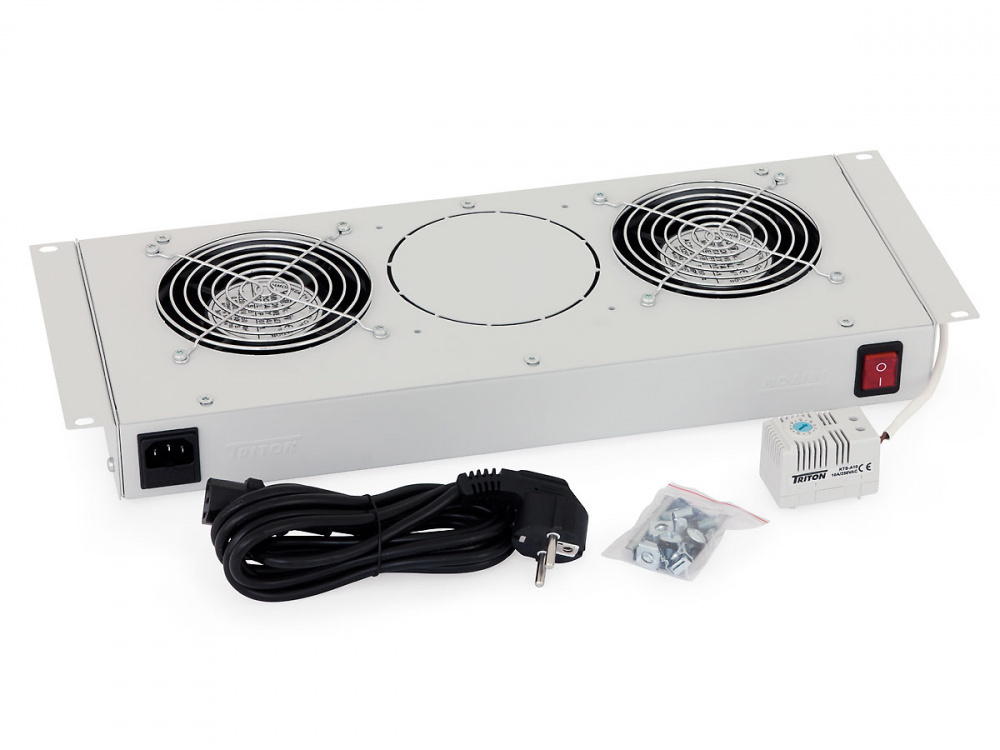 Keline ventilátor egység termosztáttal, 2 ventilátoros
