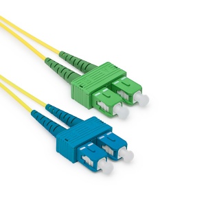 Keline duplex SC/APC-SC patch kábel, OS2 9/125 µm 0ITU-T G.652.D)